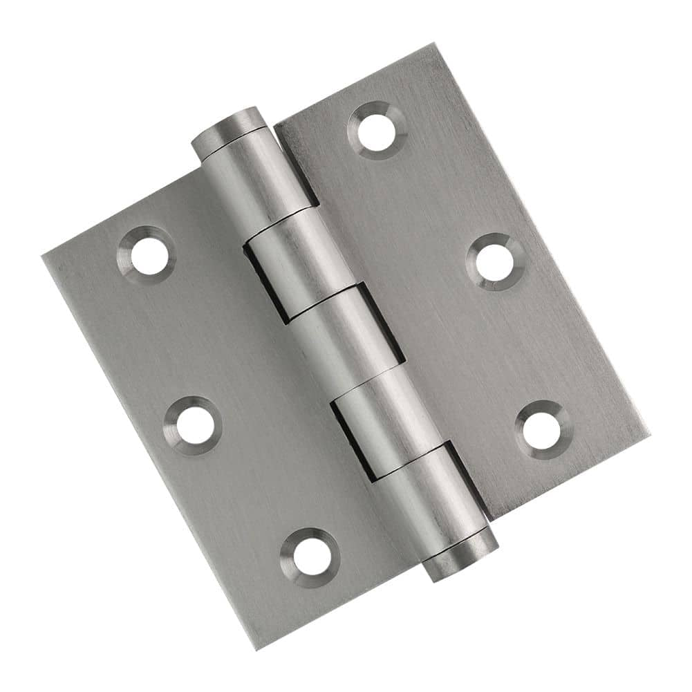 Door Hinge 3 x 3 Solid Brass – Satin Nickel (US15)