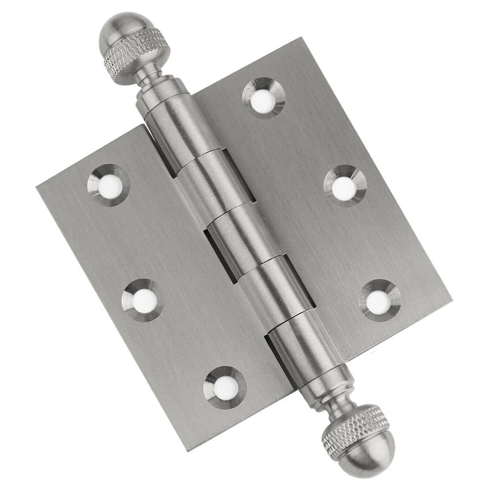 Door Hinge 3 x 3 Solid Brass – Satin Nickel (US15)