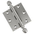 Door Hinge 3 x 3 Solid Brass – Satin Nickel (US15)