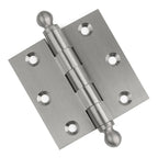 Door Hinge 3 x 3 Solid Brass – Satin Nickel (US15)