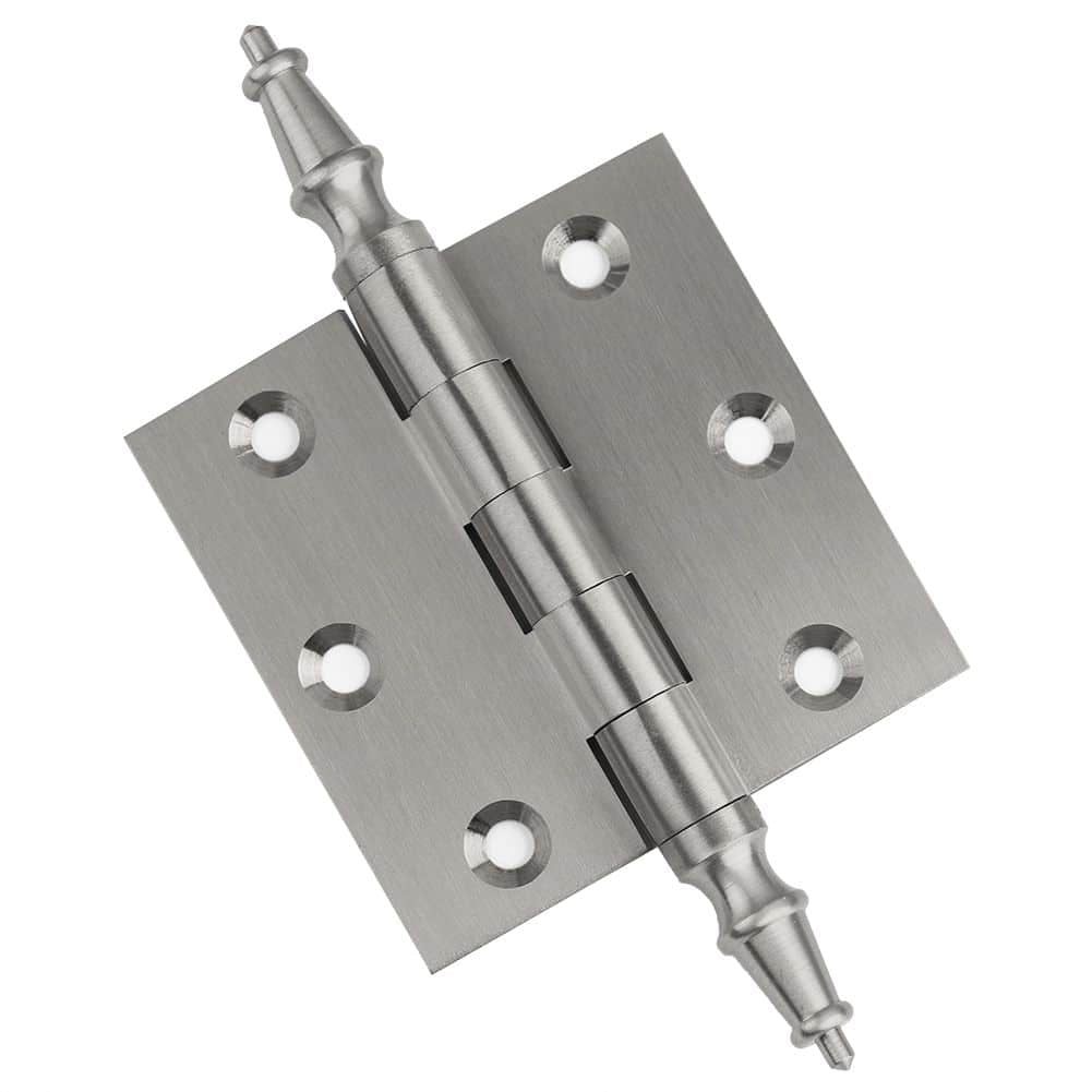 Door Hinge 3 x 3 Solid Brass – Satin Nickel (US15)
