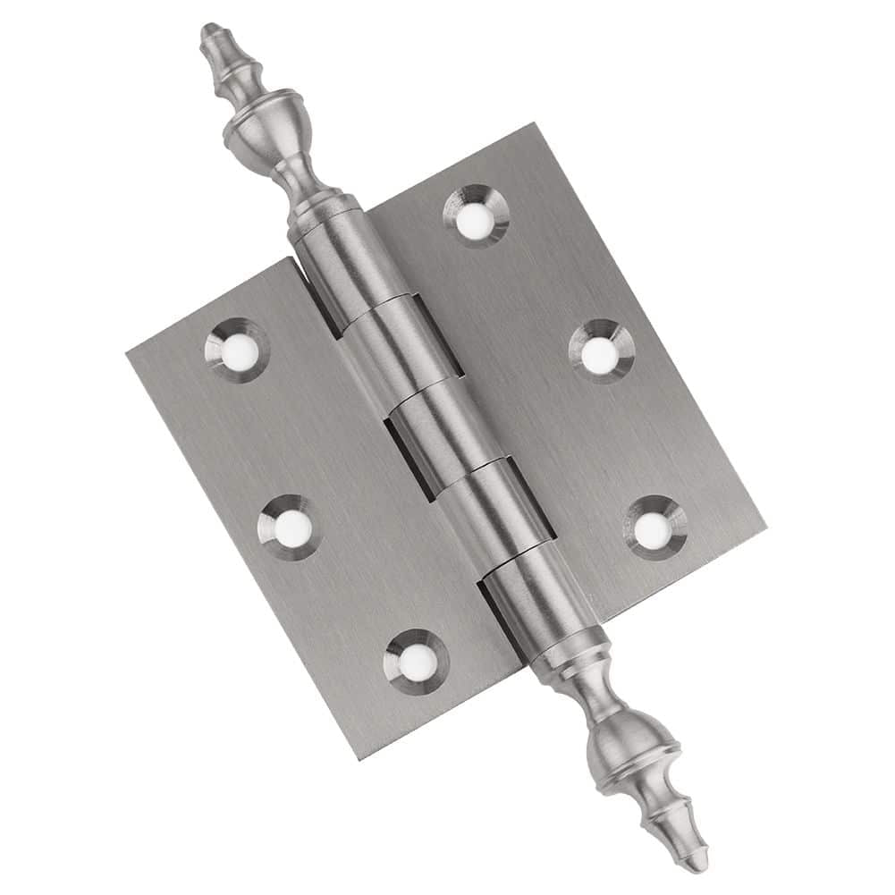 Door Hinge 3 x 3 Solid Brass – Satin Nickel (US15)