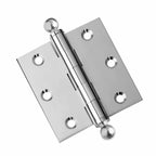 Door Hinge 3 x 3 Solid Brass – Polished Chrome (US26)