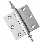 Door Hinge 3 x 3 Solid Brass – Polished Chrome (US26)