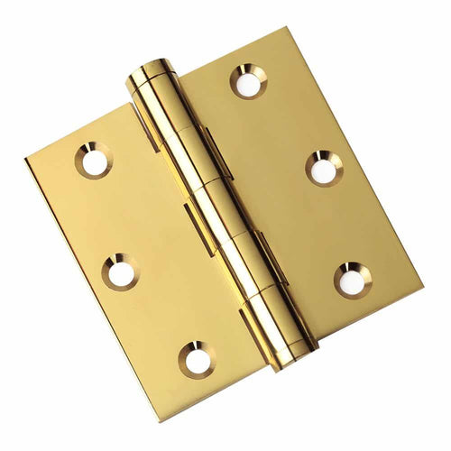 Door Hinge 3 x 3 Solid Brass – Polished Brass (US3)