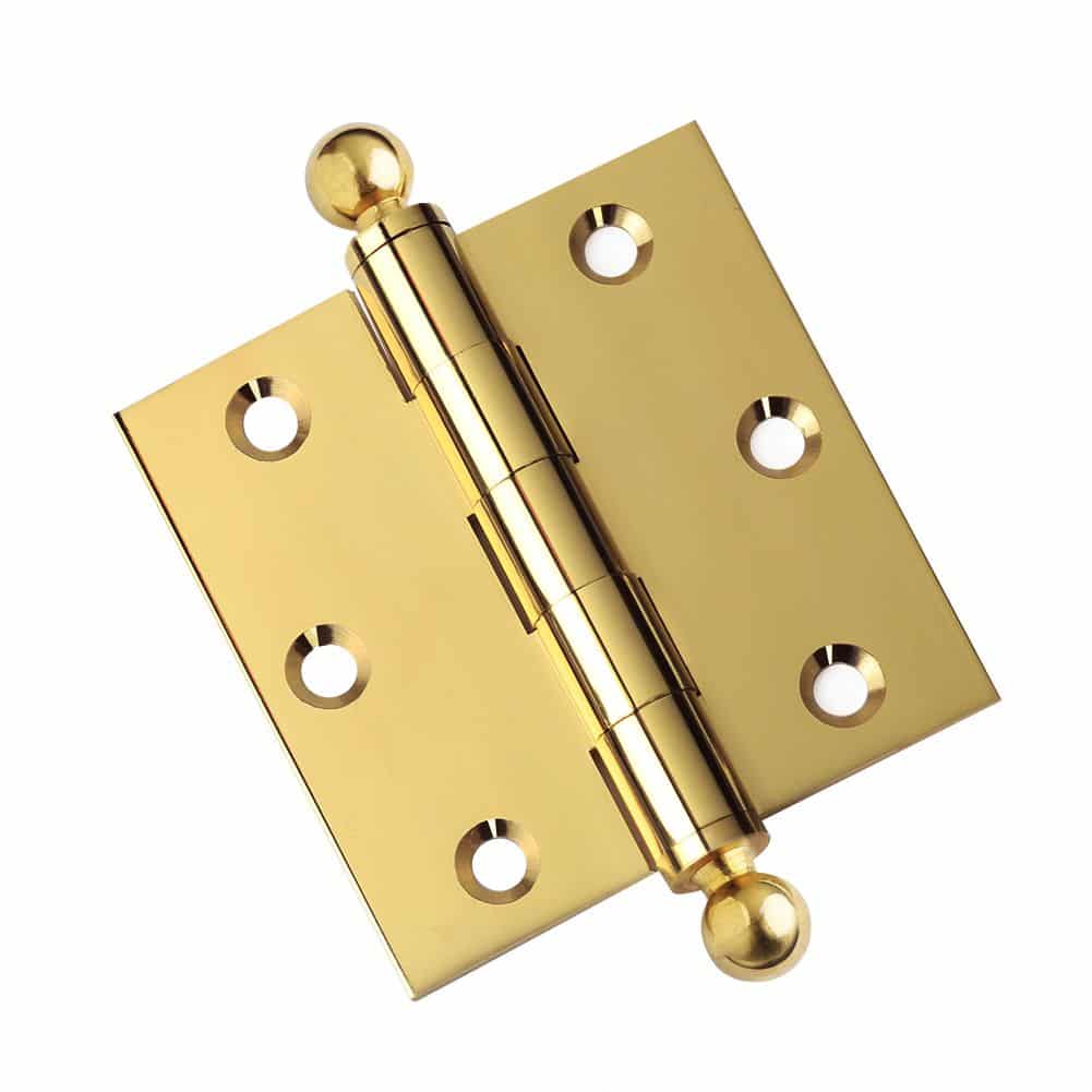 Door Hinge 3 x 3 Solid Brass – Polished Brass (US3)