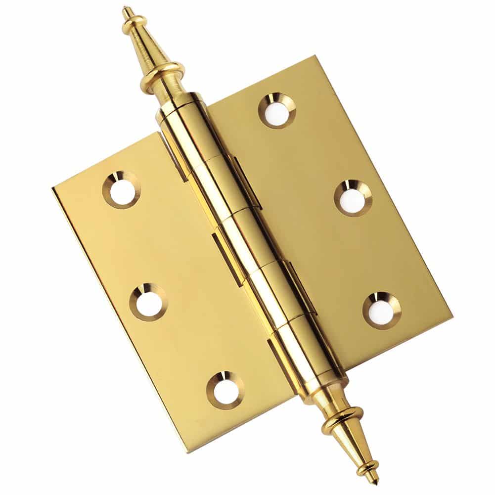 Door Hinge 3 x 3 Solid Brass – Polished Brass (US3)