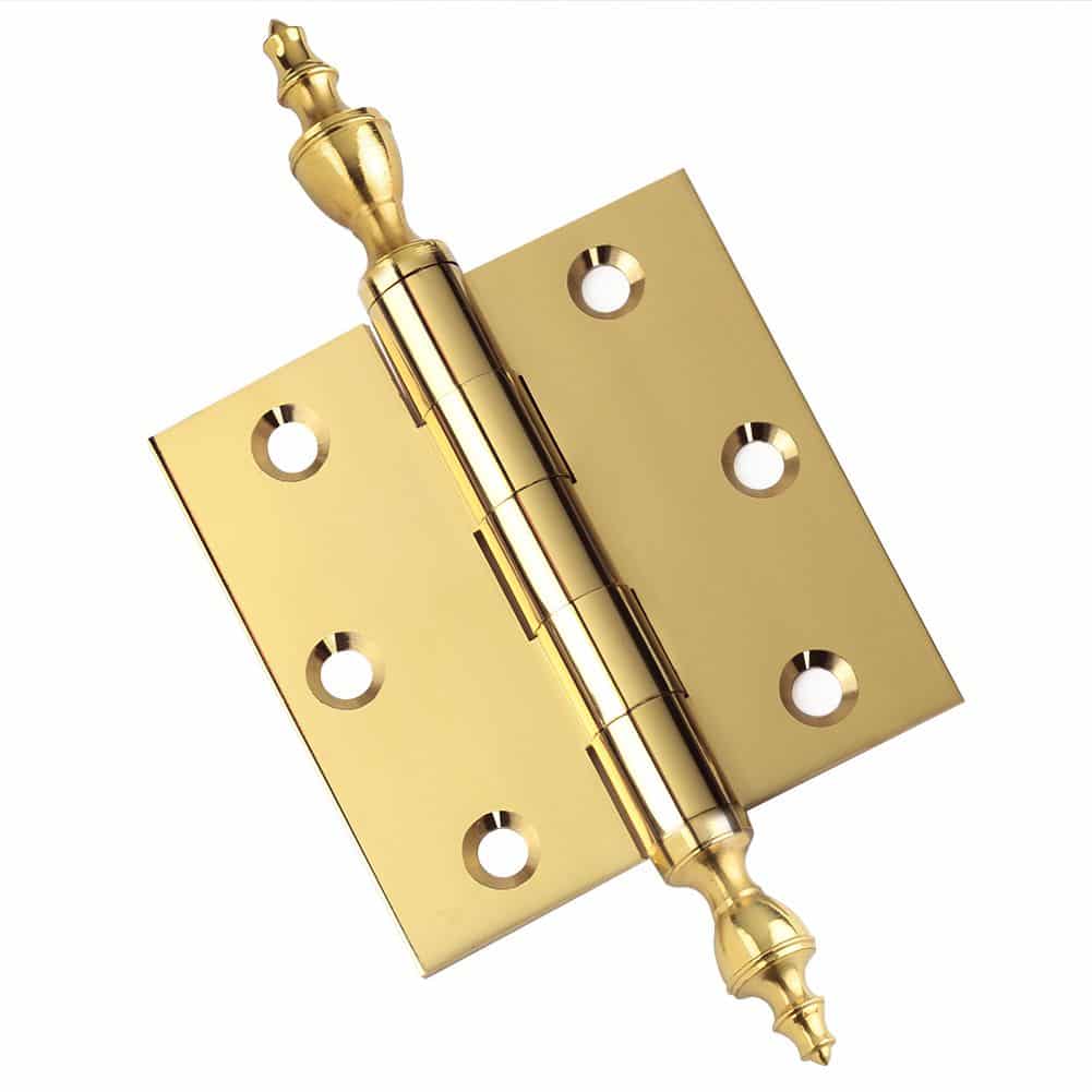 Door Hinge 3 x 3 Solid Brass – Polished Brass (US3)