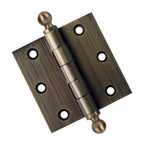 Door Hinge 3 x 3 Solid Brass – Antique Brass (US5)