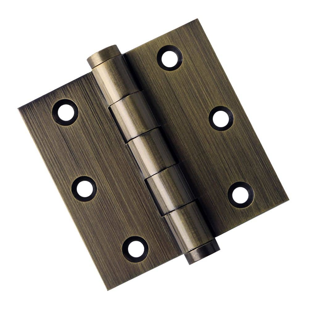 Door Hinge 3 x 3 Solid Brass – Antique Brass (US5)