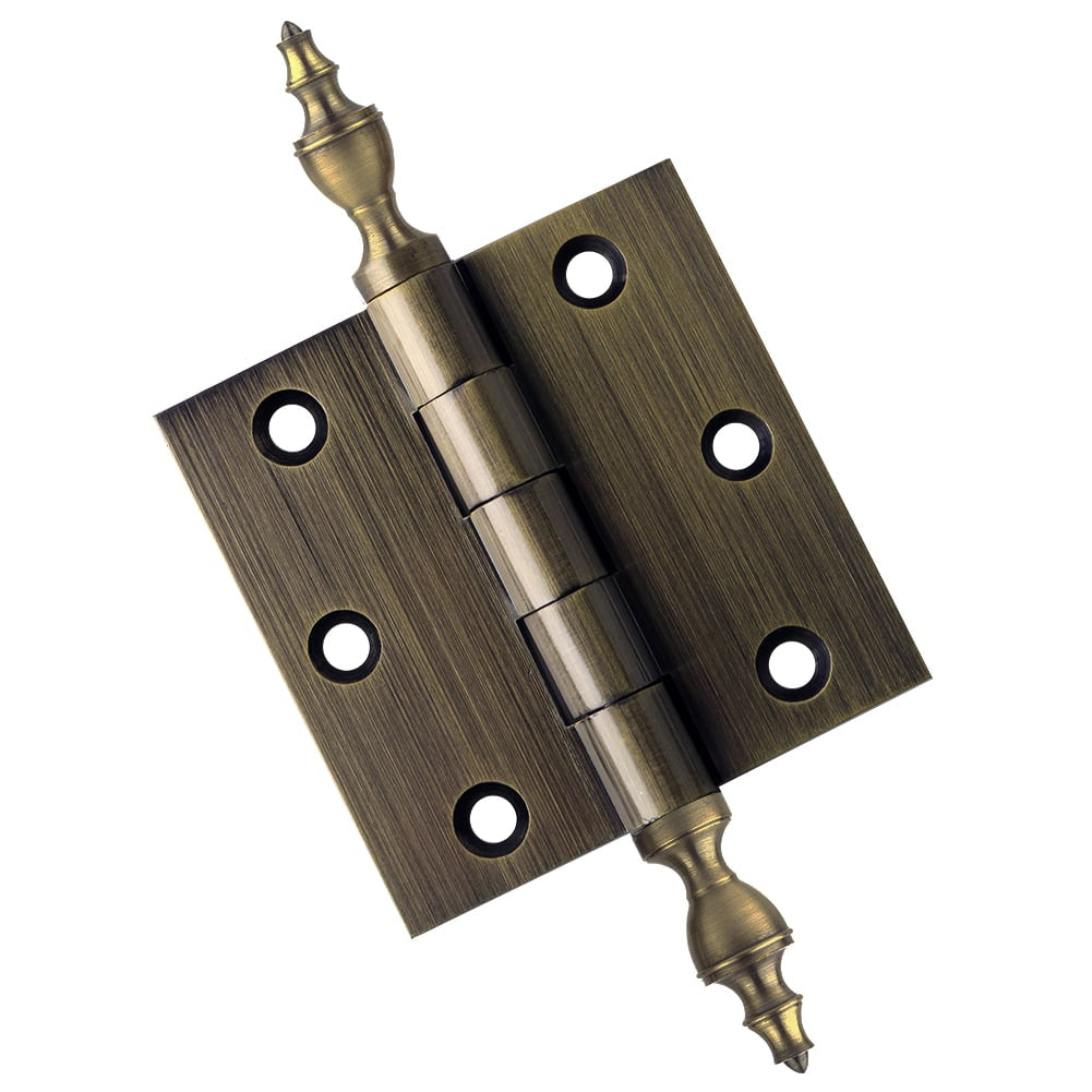 Door Hinge 3 x 3 Solid Brass – Antique Brass (US5)
