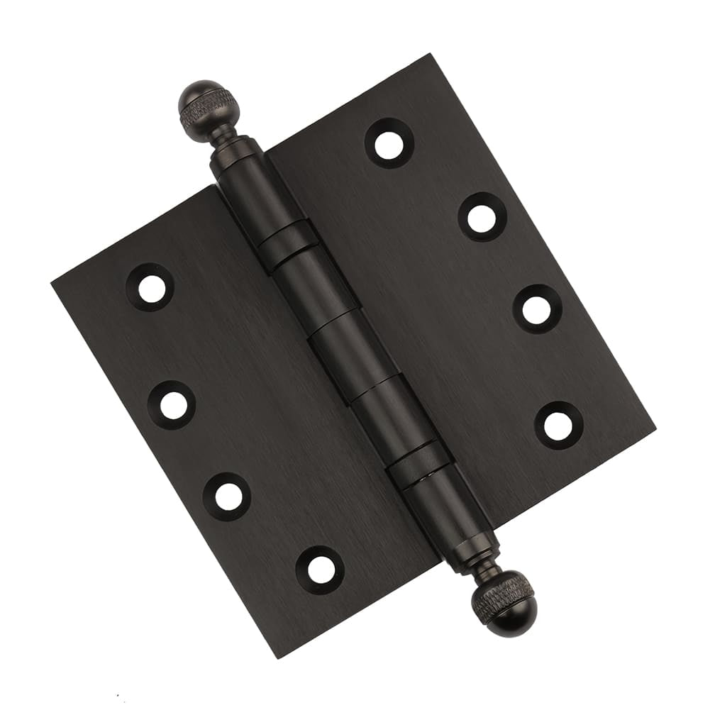 Door Hinge 4 x 4 Inch Solid Brass Ball Bearing – Oil Rubbed Bronze (US10B)