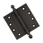 Door Hinge 4 x 4 Inch Solid Brass Ball Bearing – Oil Rubbed Bronze (US10B)