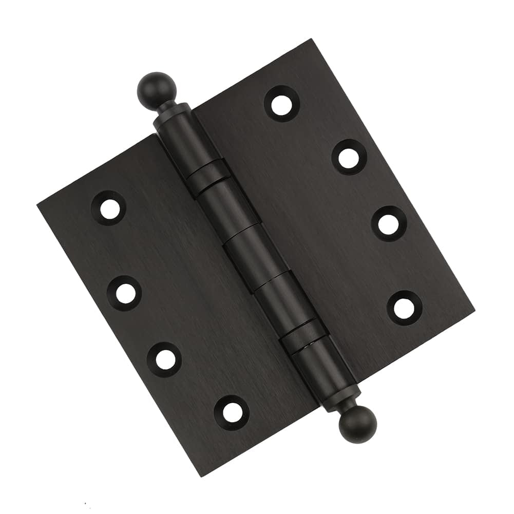 Door Hinge 4 x 4 Inch Solid Brass Ball Bearing – Oil Rubbed Bronze (US10B)