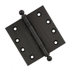 Door Hinge 4 x 4 Inch Solid Brass Ball Bearing – Oil Rubbed Bronze (US10B)