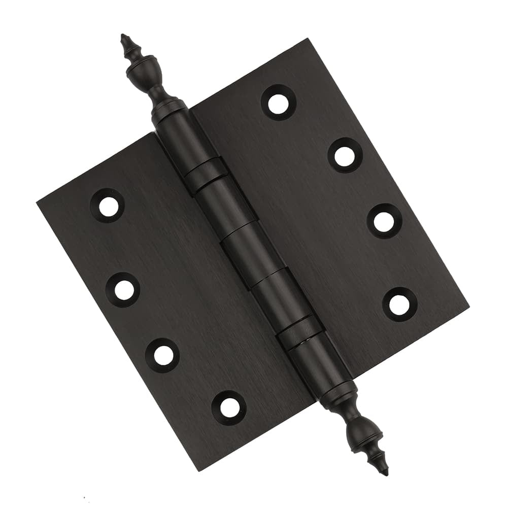 Door Hinge 4 x 4 Inch Solid Brass Ball Bearing – Oil Rubbed Bronze (US10B)