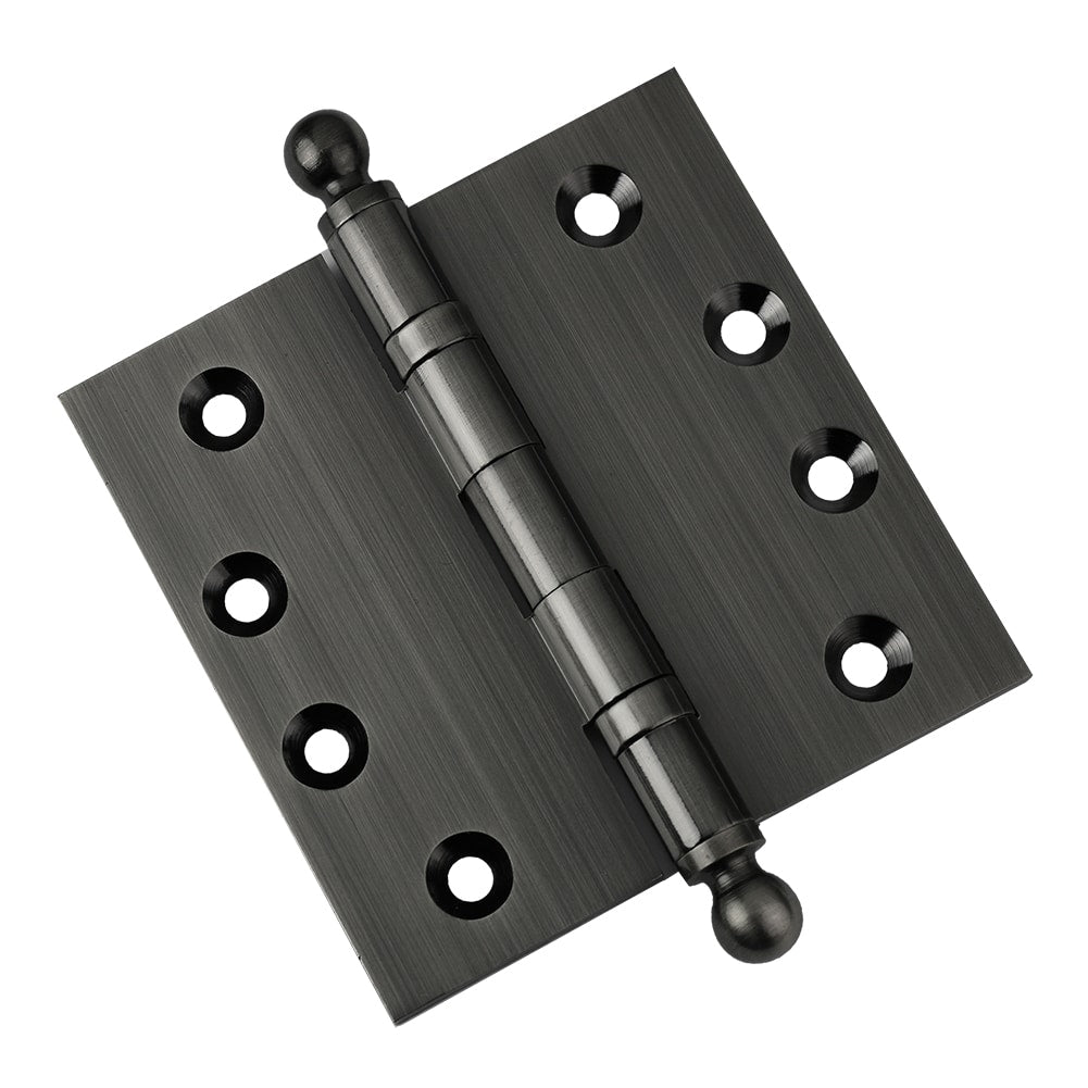 Door Hinge 4 x 4 Inch Solid Brass Ball Bearing – Pewter (US17A)