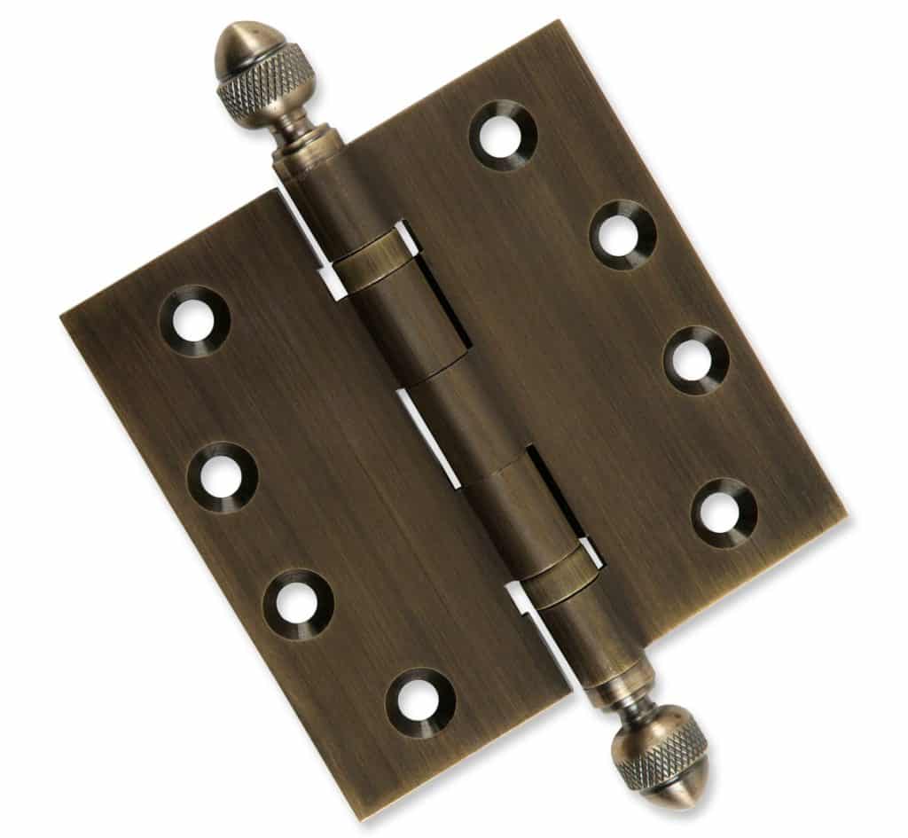 Door Hinge 4 x 4 Inch Solid Brass Ball Bearing – Antique Brass (US5)
