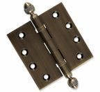 Door Hinge 4 x 4 Inch Solid Brass Ball Bearing – Antique Brass (US5)