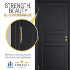 Door Hinge 3.5 x 3.5 Inch Solid Brass Ball Bearing – Polished Brass (US3)