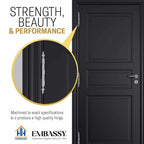 Door Hinge 3 x 3 Solid Brass – Satin Nickel (US15)