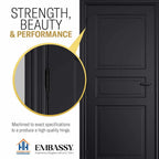 Door Hinge 3.5 x 3.5 Solid Brass Ball Bearing – Black (US19)