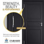 Door Hinge 4 x 4 Inch Solid Brass Ball Bearing – Polished Chrome (US26)